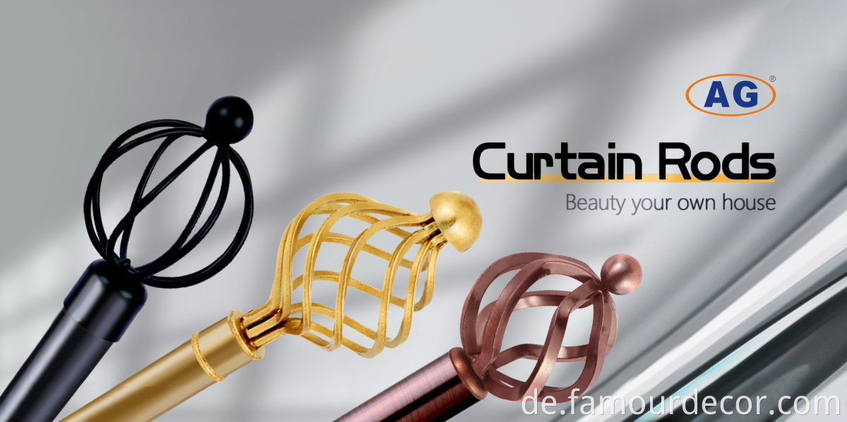 Curved Cage Curtain Rod Wholesale